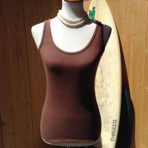 Body by Victoria Brown Tank Top